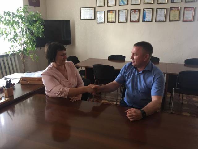 Рабочая встреча с главой администрации МО Вешкаймский район