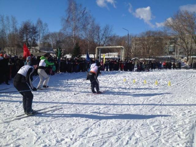 Впервые в городе прошла Народная лыжная эстафета